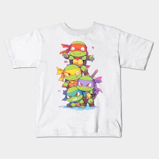 chibi tmnt Kids T-Shirt